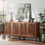 Set of 2 Modern Accent Storage Cabinets