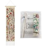 Vintage Botanical Tassel Wall Tapestry 52 x 13
