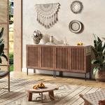 Set of 2 Modern Accent Storage Cabinets