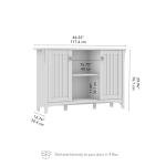 Vintage Black Salinas Accent Storage Cabinet