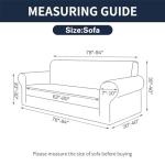 Stretchable Jacquard Couch Cover for 3 Cushions