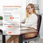 CILI Heated Massage Chair Pad with 10 Vibration Modes