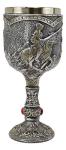 Medieval Knight Wine Goblet Chalice Figurine