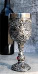 Medieval Knight Wine Goblet Chalice Figurine
