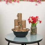Indoor Tiered Water Fountain with 3 Candles
