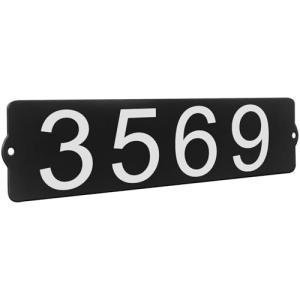 Metal House Numbers for Outdoor Address Signs