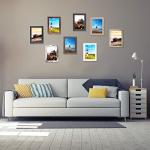 Set of 8 Rustic 4x6 Picture Frames