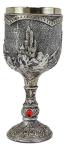 Medieval Knight Wine Goblet Chalice Figurine