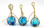 Nautical Glass Fishing Floats - 3 Pack