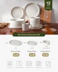 Famiware Star 12-Piece Dinnerware Set for 4