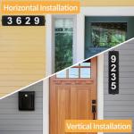 Metal House Numbers for Outdoor Address Signs