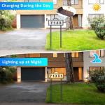 Solar Address Signs with LED Illumination