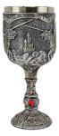 Medieval Knight Wine Goblet Chalice Figurine