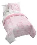 Hello Kitty Twin Comforter Set - 5 Pieces
