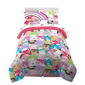 Super Soft 7-Piece Squishmallows Comforter & Sheet Set