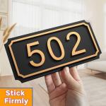 Modern Personalized House Address Number Sign Set