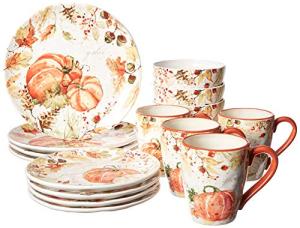 Harvest Splash 16-Piece Dinnerware Set for 4