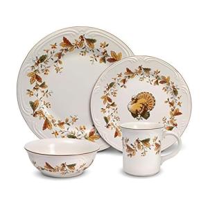 Pfaltzgraff Autumn Berry 16-Piece Dinnerware Set
