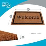 Birdrock Home Welcome Mat - Durable Outdoor Entry Rug