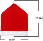 6 Pack Santa Claus Chair Covers for Christmas