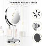 Rechargeable Double-Sided Lighted Makeup Mirror