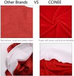 6 Pack Santa Claus Chair Covers for Christmas