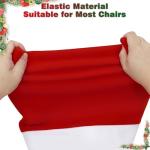 4PCS Christmas Chair Covers with Santa Hats