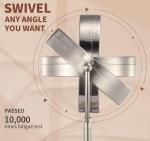 Large Lighted Makeup Mirror with 1X/10X Magnification