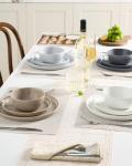 Famiware Mars 12-Piece Multi-Color Dinnerware Set