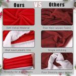 4pcs Christmas Chair Covers - Santa Hat Design