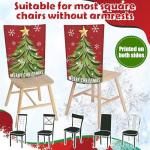 6 Pcs Christmas Chair Covers for Holiday Decor