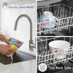 Floral Porcelain Tea Cup Set, 6 Pieces