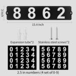 Metal House Numbers for Outdoor Address Signs