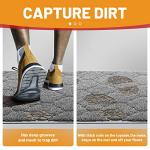 Large Grey Welcome Mat for Indoor/Outdoor Use