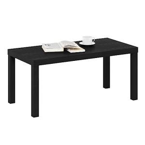 Furinno Modern Rectangle Coffee Table in Black