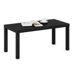 Furinno Modern Rectangle Coffee Table in Black