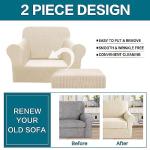 Turquoize Set of 2 Stretch Sofa Covers