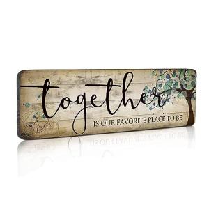 Together is Our Favorite Place Wall Sign