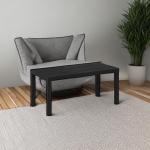 Furinno Modern Rectangle Coffee Table in Black