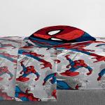 Spiderman Burst Reversible Comforter Set Twin 4PC