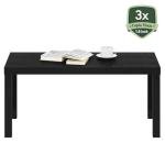 Furinno Modern Rectangle Coffee Table in Black