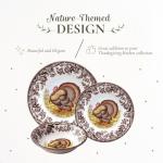 Spode Woodland 3-Piece Turkey Dinnerware Set