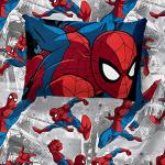 Spiderman Burst Reversible Comforter Set Twin 4PC