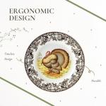 Spode Woodland Turkey Dinner Plates - Set of 4