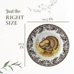 Spode Woodland Turkey Dinner Plates - Set of 4