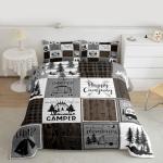 Erosebridal Rustic Camper Comforter Set for All