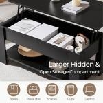 Yaheetech Lift Top Coffee Table with Storage
