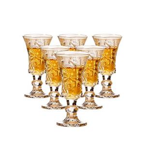 Set of 6 Lead-Free Round Cordial Glasses