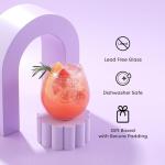 JoyJolt Stemless Wine Glasses Set of 4