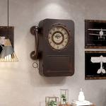 Retro Wall Clock with Hidden Safe Storage